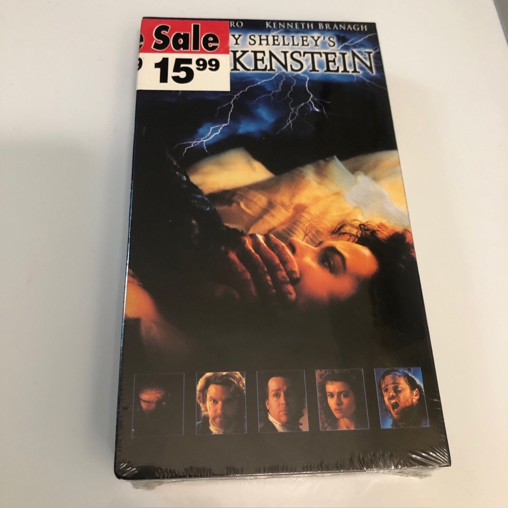 Mary Shelley's Frankstein (VHS 1994) New Factory Sealed TRI STAR Markings VTG